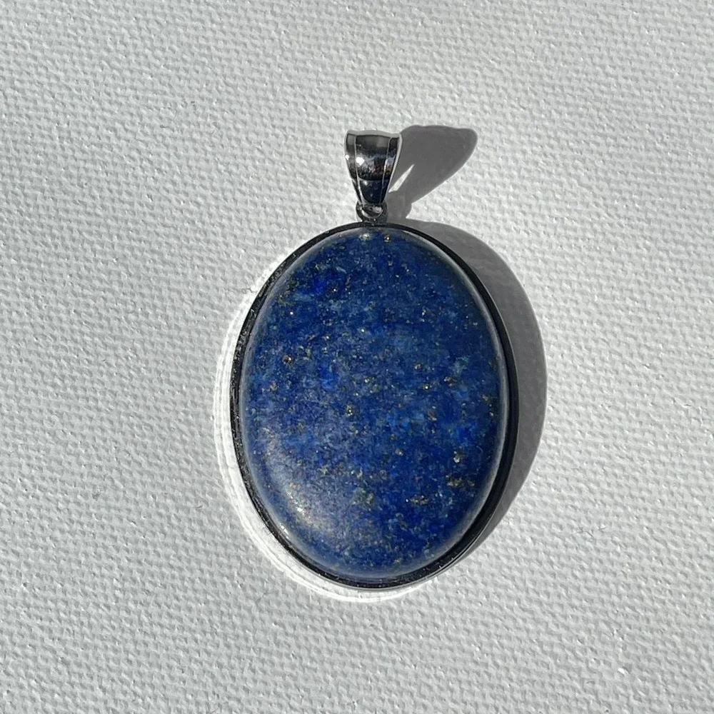 B Sharp lapis pendant